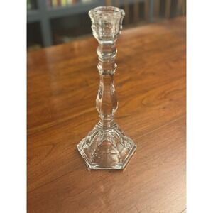 Tiffany & Co Crystal HAMPTON 9" Single Light Candlestick Mint Condition‎